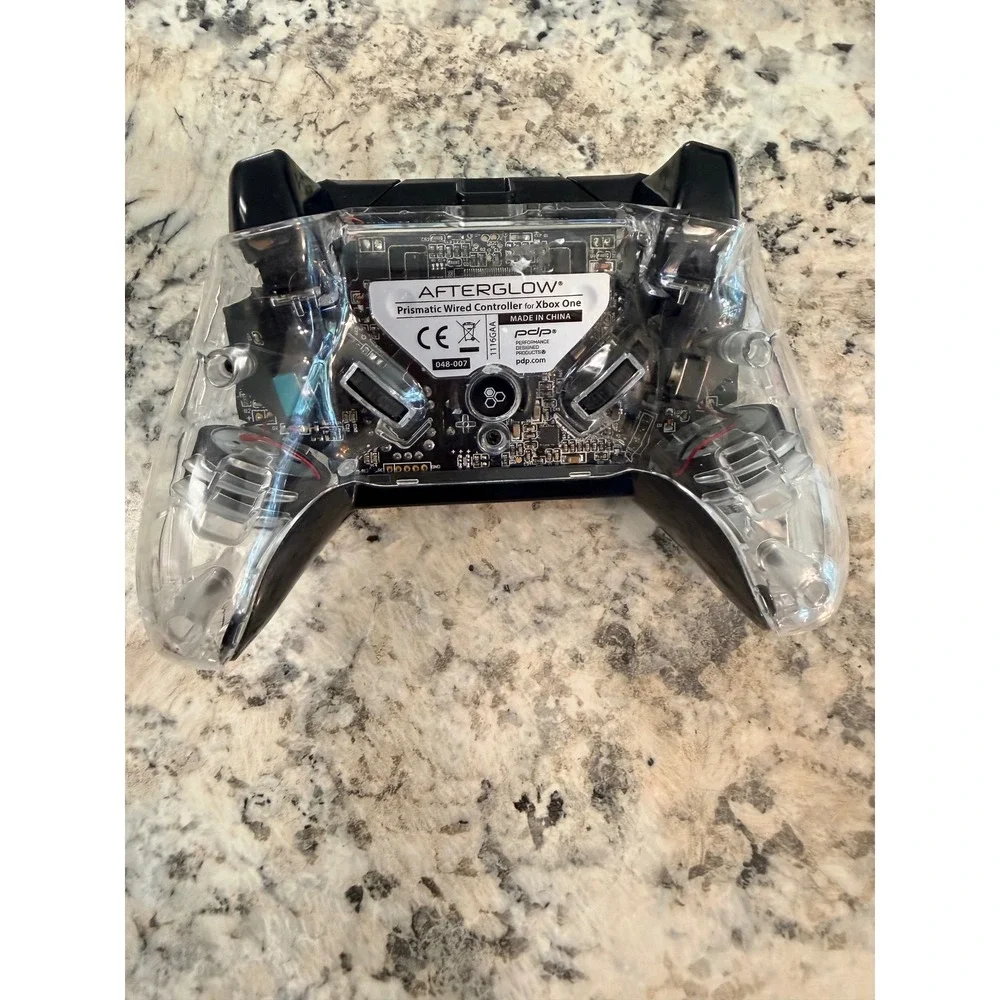 PDP Afterglow Prismatic Wired Controller for Xbox One PC Clear 048-007